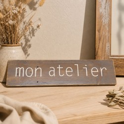 Écriteau Mural Bois - Mon...