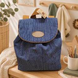 Sac à Dos Écolier - Rayé...