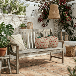 Lot 2 coussins Pomme