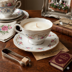 Bougie Tasse de Thé -...
