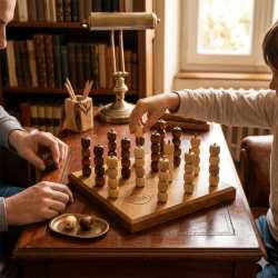 "Puissance 4" en 3D - Chêne