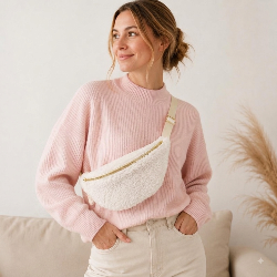 Sac banane - Blanc Mouton