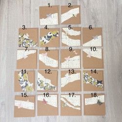 Cartes en Craft Décorées