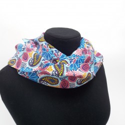 Foulard Snood Fin - Fleurs...
