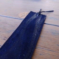 Marque-Page Cuir - Bleu...
