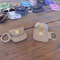 Porte Clés Jetons en Cuir
