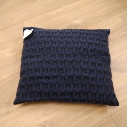 Coussin carré - Bleu Foncé...