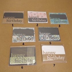 Mini Cartes Anniversaire
