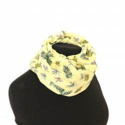 Foulard Snood Fin - Jaune...