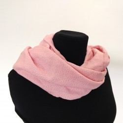 Foulard Snood Fin - Rose...