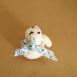 Mini Lapin en Laine - Blanc