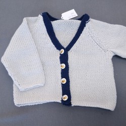 Cardigan 12/18 Mois - Gris...