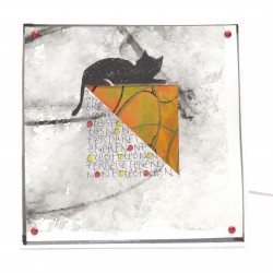 Chat Triangle Orange -...