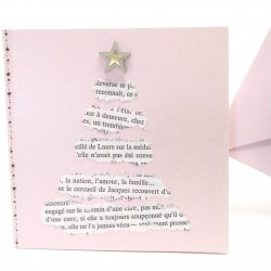 Sapin Rose - Carte Carrée