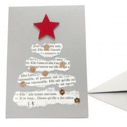 Gris Sapin - Carte Rectangle