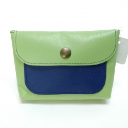 Mini-Pochette En Cuir - Vert
