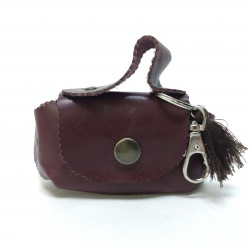 Pochette Cuir Porte-Clés -...