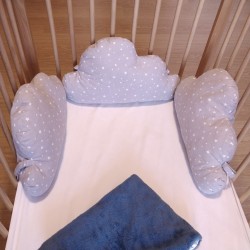 Tour de Lit Coussins Nuages